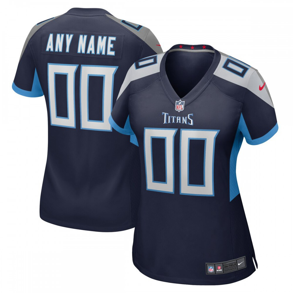 Tennessee Titans Nike Women's Custom Game Jersey - Navy-GridironStore
